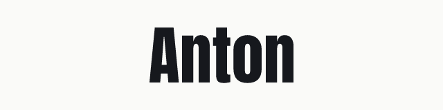 Anton in the display category