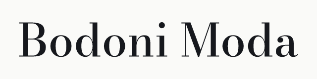 Bodoni Moda in the serif category