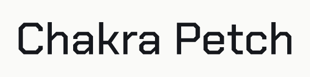 Chakra Petch in the display category