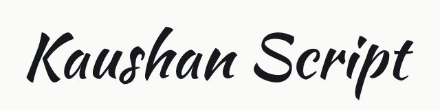 Kaushan Script in the script category