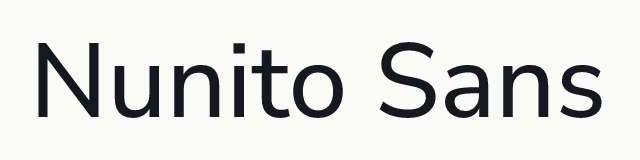 Nunito Sans in the neo category