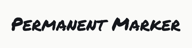 Permanent Marker in the script category