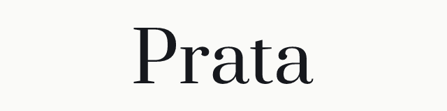 Prata in the serif category