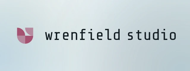 Wrenfield Studio logo with bg=mesh