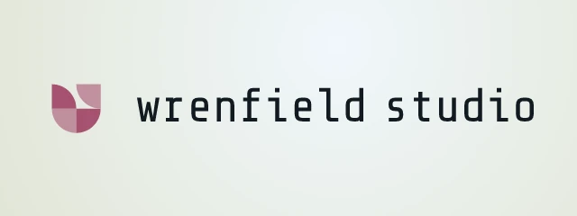 Wrenfield Studio logo with bg=radial