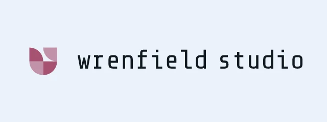 Wrenfield Studio logo with bg=solid