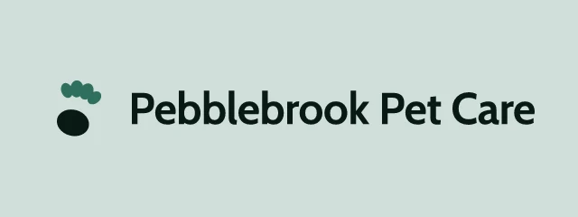 Pebblebrook Pet Care logo: Cabin 700, horizontal layout, paw symbol