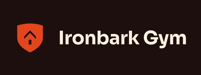 Ironbark Gym logo with family=chevron