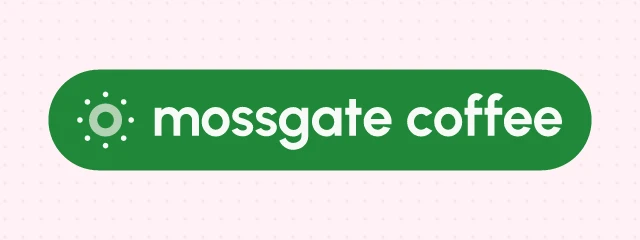 Mossgate Coffee logo with layout=badge