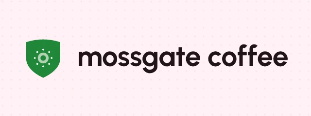 Mossgate Coffee logo with layout=horizontal