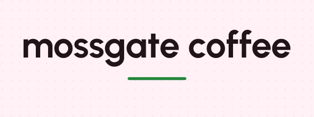 Mossgate Coffee logo with layout=wordmark