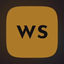 Wrenfield Studio logo: Josefin Sans 600, monogram layout, monogram symbol, plum and gold and teal